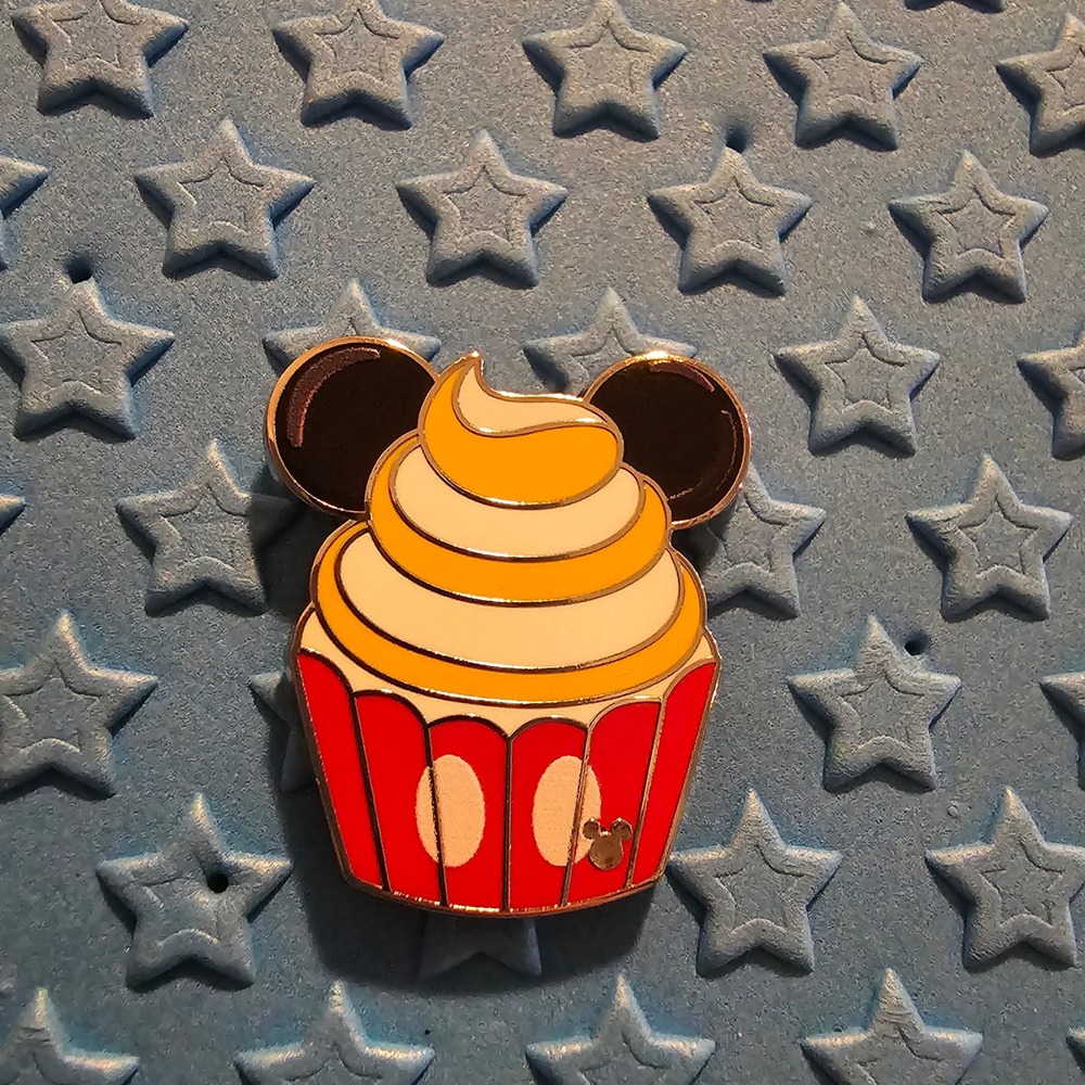 2026 Disney World Wave A Mickey Mouse Cupcake Hidden Mickey Trading Pin